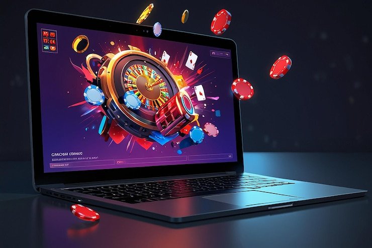 Simbol wild permata dengan efek bersinar di Gem Saviour khusus 303